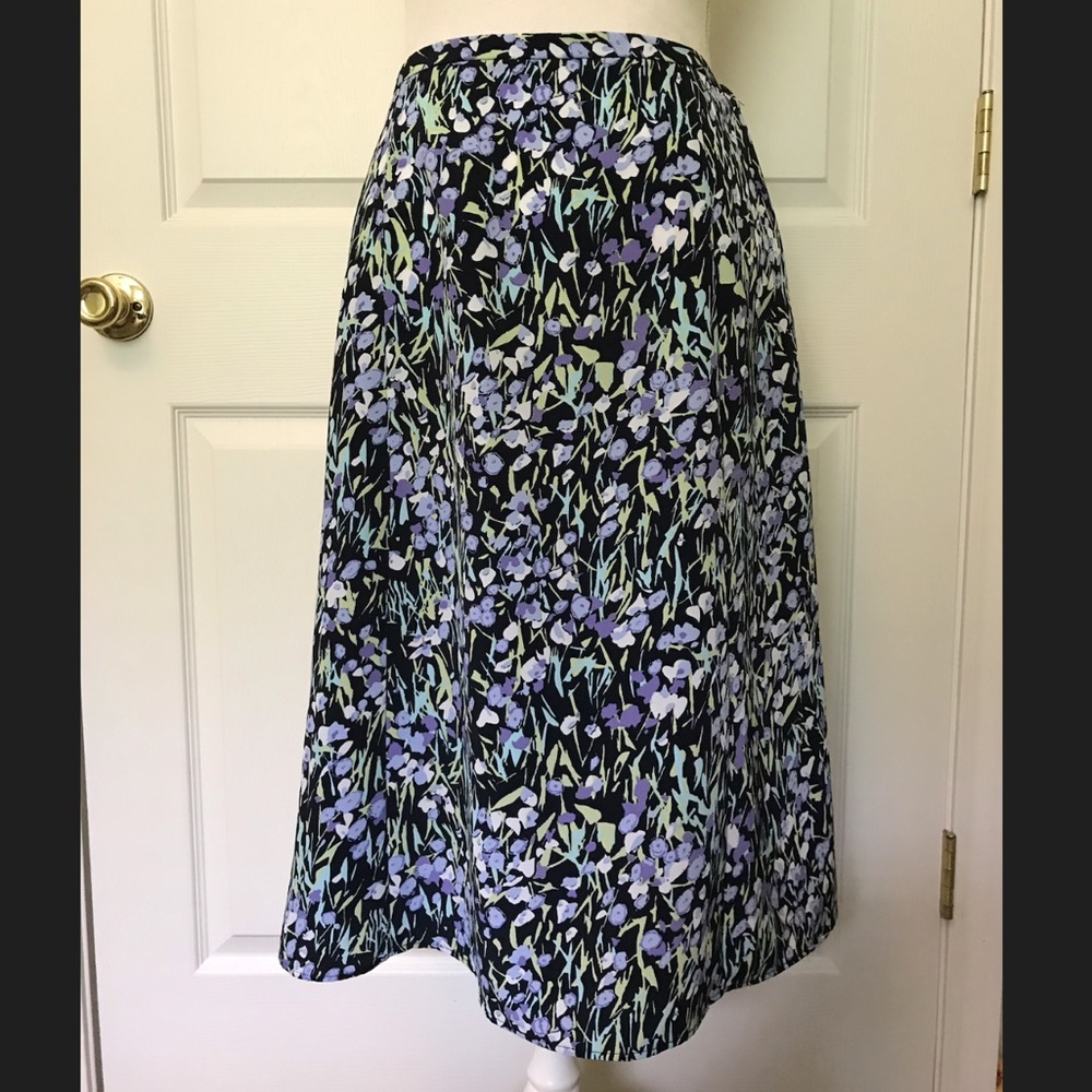 Pretty Flower Print Skirt